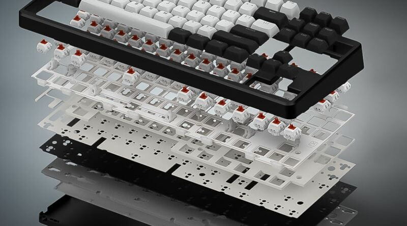 Клавиатура беспроводная Hator Rockfall 3 Mecha TKL Wireless Orange Black (HTK850UA)