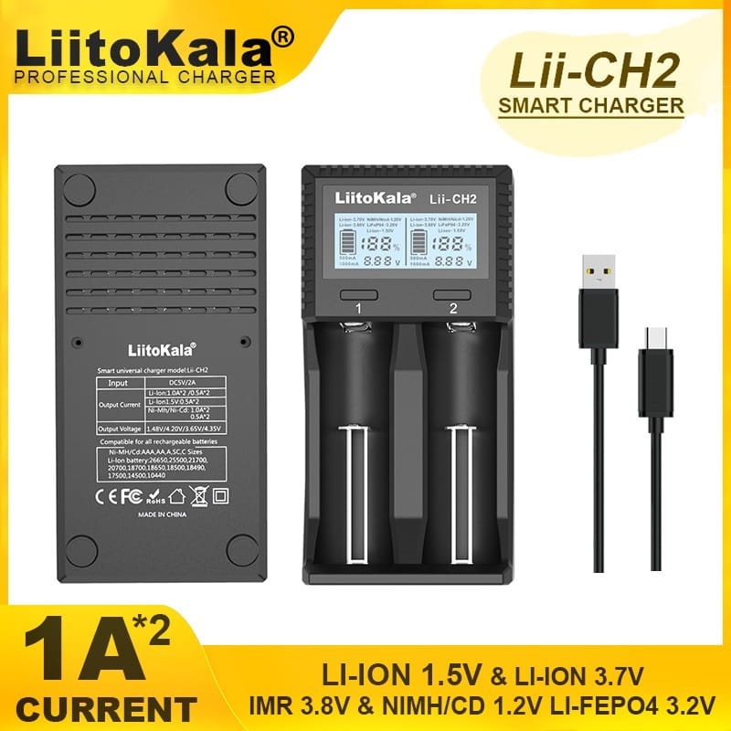 Заряднoe устройство Liitokala Lii-CH2