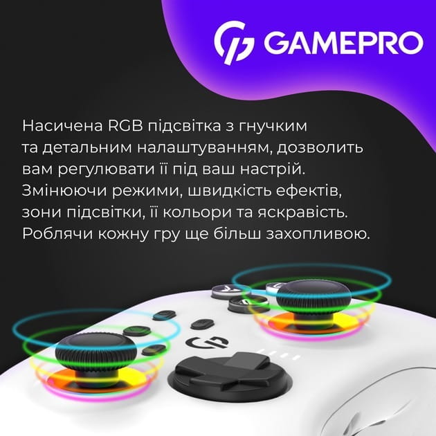 Геймпад GamePro GPX13W White