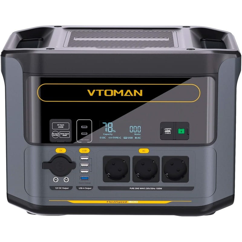 Зарядная станция Vtoman FlashSpeed 1500 PB-58 1548Wh, 1500W