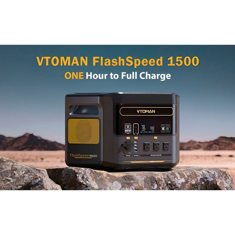 Зарядная станция Vtoman FlashSpeed 1500 PB-58 1548Wh, 1500W