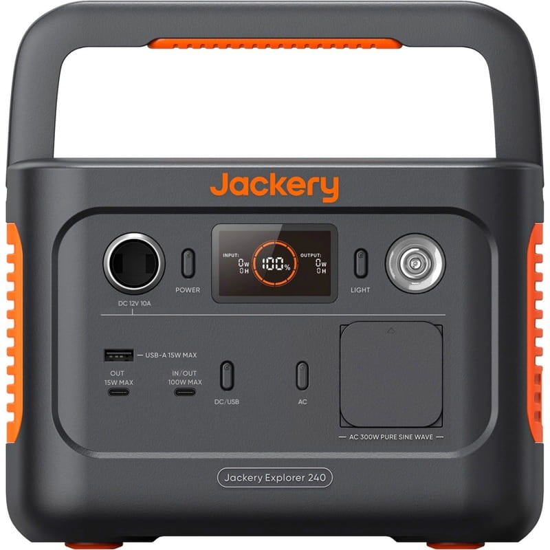 Зарядная станция Jackery Explorer 240 v2 256Wh, 300W (21-0001-000213)