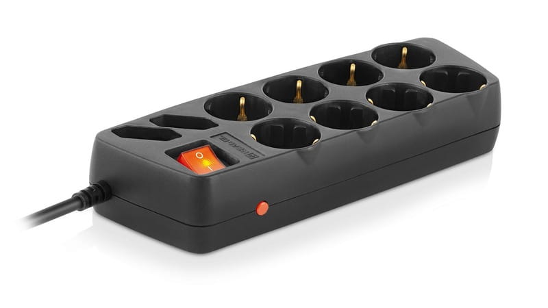 Фильтр питания REAL-EL RS-10 Protect 5 м Black