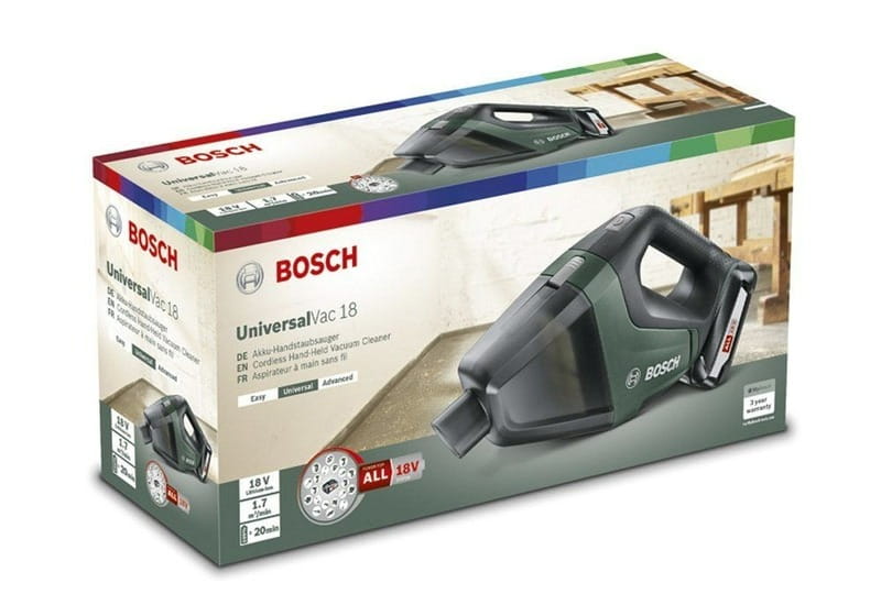 Аккумуляторный пылесос Bosch UniversalVac 18 (0.603.3B9.103)