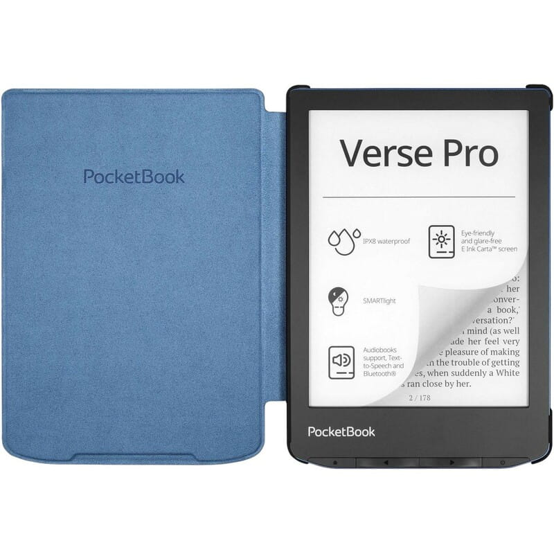 Чохол-книжка PocketBook Shell Cover для PocketBook 6" PB629/634 Blue (H-S-634-B-WW)