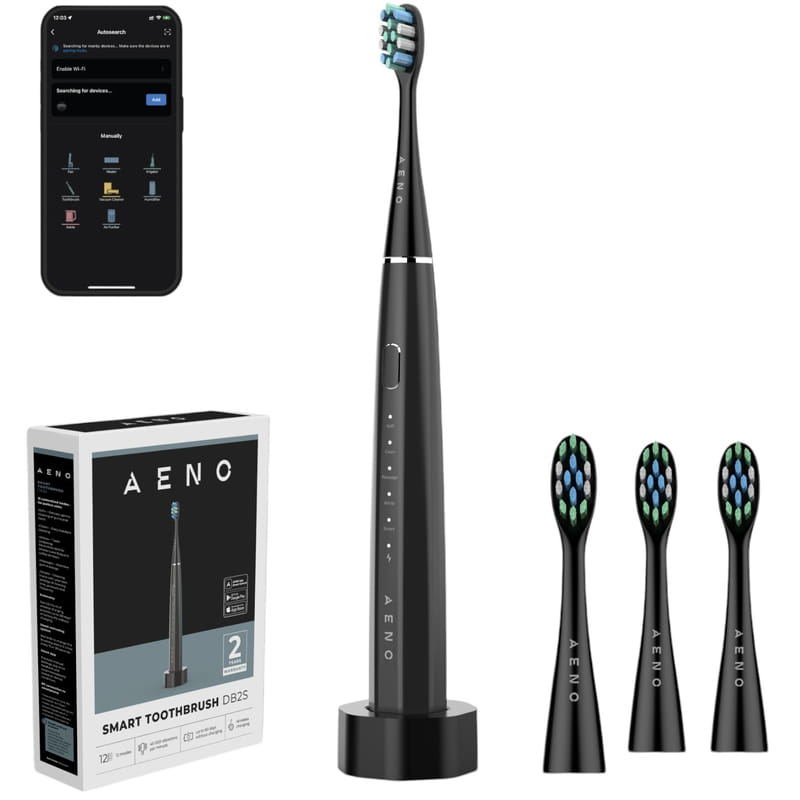 Зубна електрощітка AENO DB2S Black (ADB0002S)
