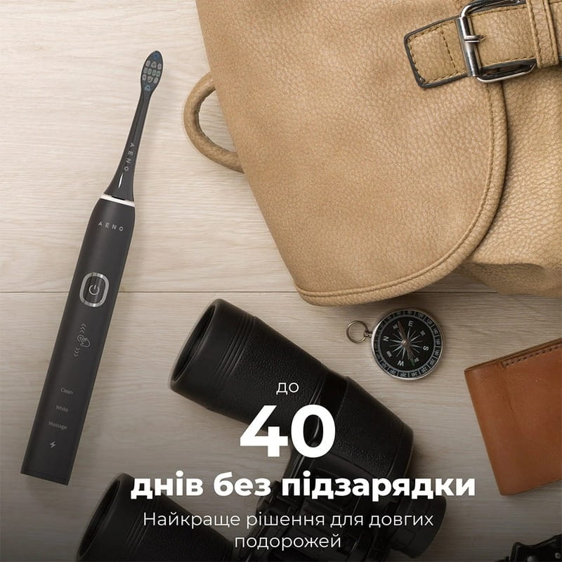 Зубная электрощетка AENO DB4 Black (ADB0004)