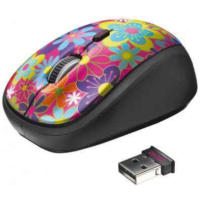 Мышь беспроводная Trust Yvi Flower Power (20250) USB