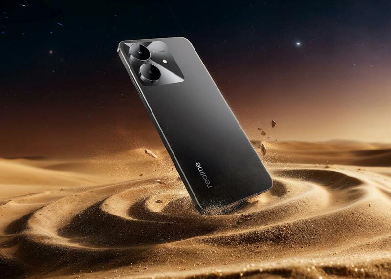 Смартфон Realme Note 60X 3/64GB (RMX3938) Marble Black