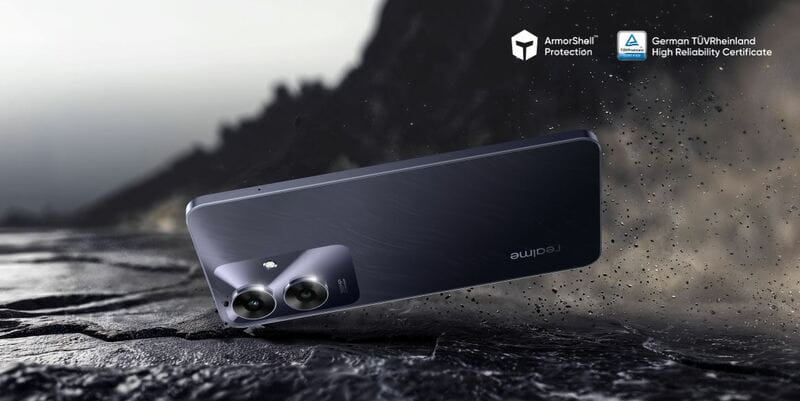 Смартфон Realme Note 60 4/128GB (RMX3933) Marble Black