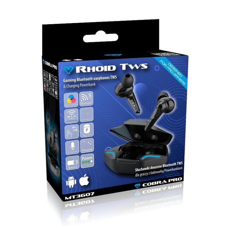 Bluetooth-гарнитура Media-Tech Cobra Pro Rhoid Black (MT3607)