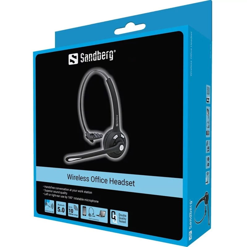 Bluetooth-гарнітура Sandberg Wireless Office Headset Black (126-23)