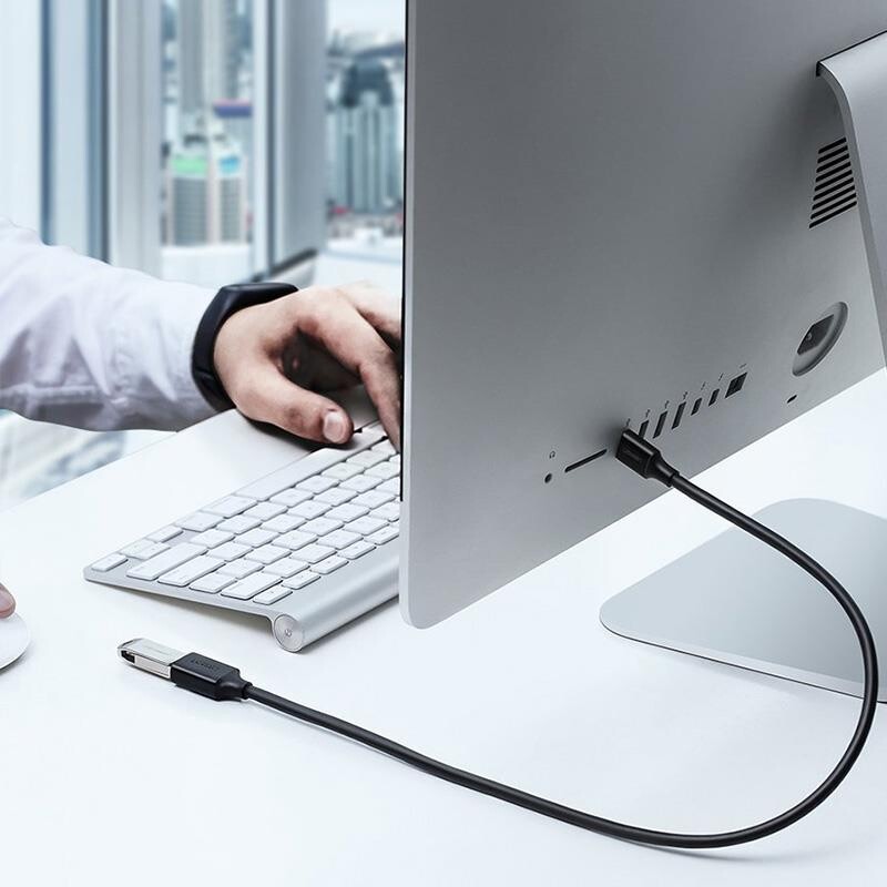 Кабель-удлинитель Ugreen US129 USB - USB (AM-AF), 3 м, Black (30127)