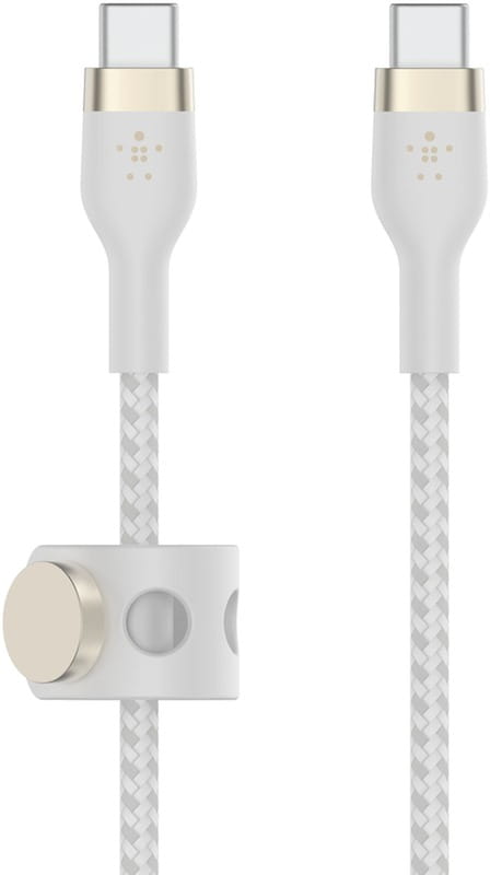 Кабель Belkin USB Type-C-USB Type-C, 60W, 2м, White (CAB011BT2MWH)