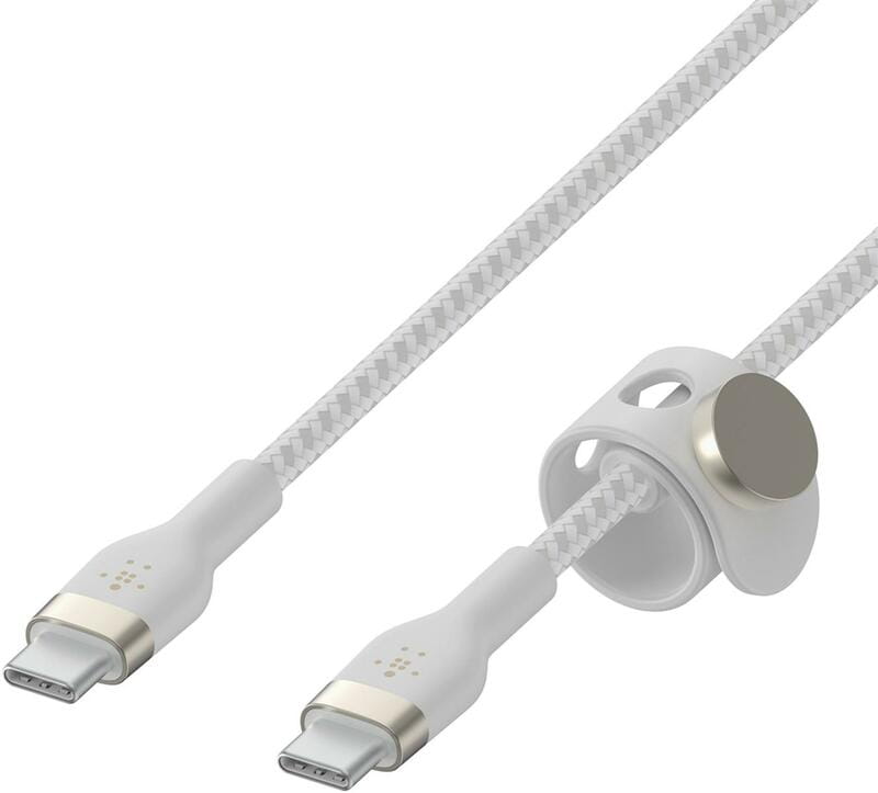 Кабель Belkin USB Type-C-USB Type-C, 60W, 2м, White (CAB011BT2MWH)
