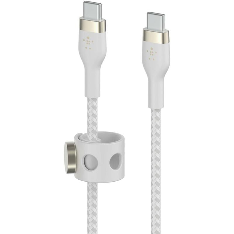 Кабель Belkin USB Type-C-USB Type-C, 60W, 2м, White (CAB011BT2MWH)