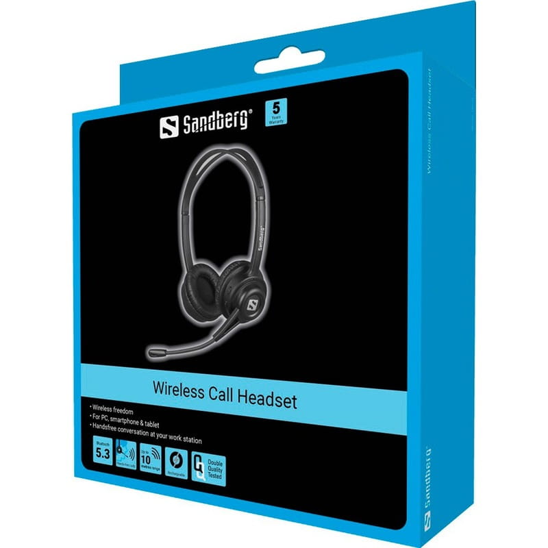 Bluetooth-гарнитура Sandberg Wireless Call Headset Black (126-43)