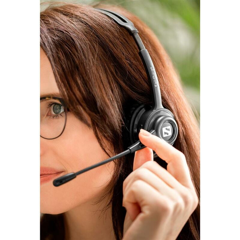 Bluetooth-гарнитура Sandberg Wireless Headset ANC+ENC Black (126-44)