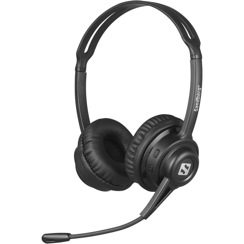 Bluetooth-гарнитура Sandberg Wireless Headset ANC+ENC Black (126-44)