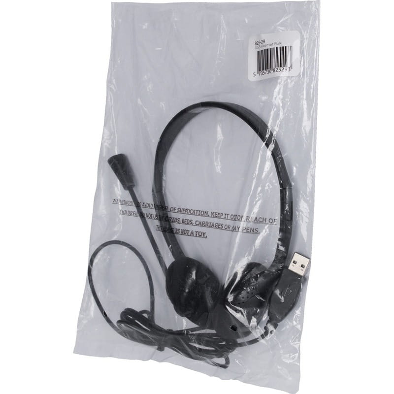 Гарнитура Sandberg USB Headset Bulk Black (825-29)