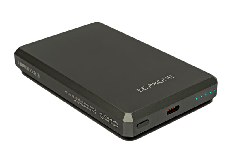 Універсальна мобільна батарея BePhone K6 10000 mAh MagSafe Grey 15W (BP-K6-GR)