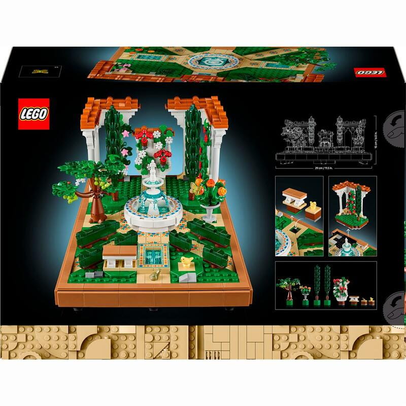 Конструктор LEGO Icons Сад фонтанів (10359)