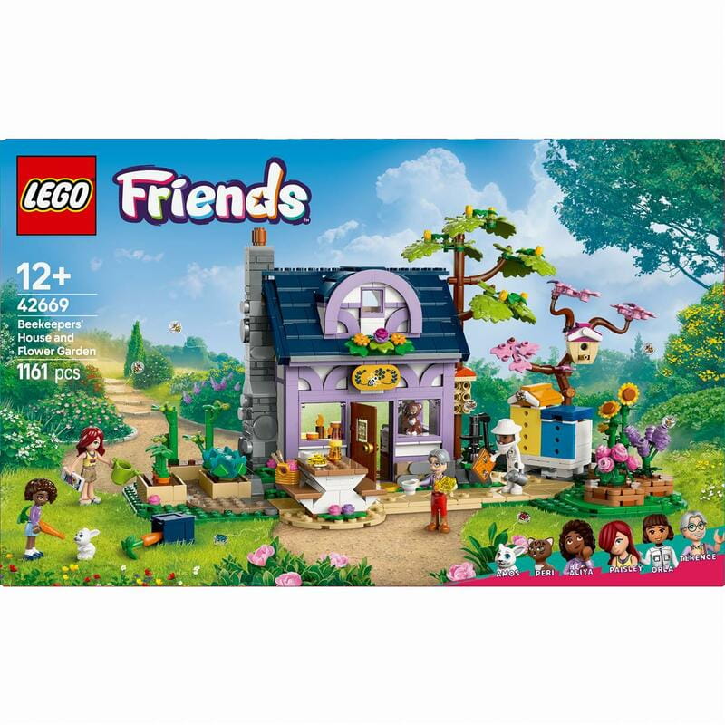 Конструктор LEGO Friends Домик и цветник пчеловодов (42669)