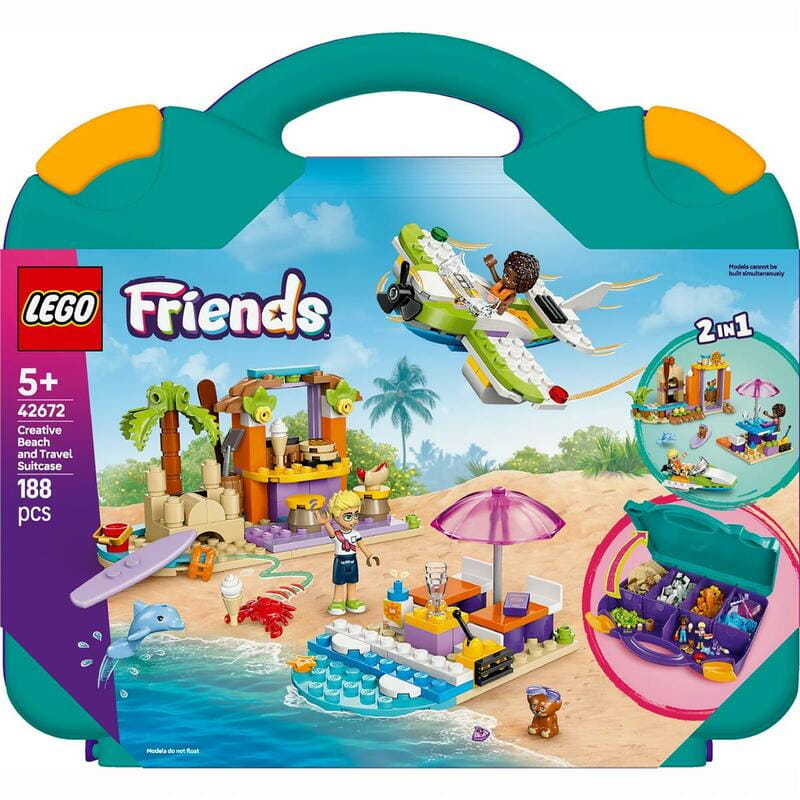 Конструктор LEGO Friends Творча валіза для подорожей та відпочинку на пляжі (42672)