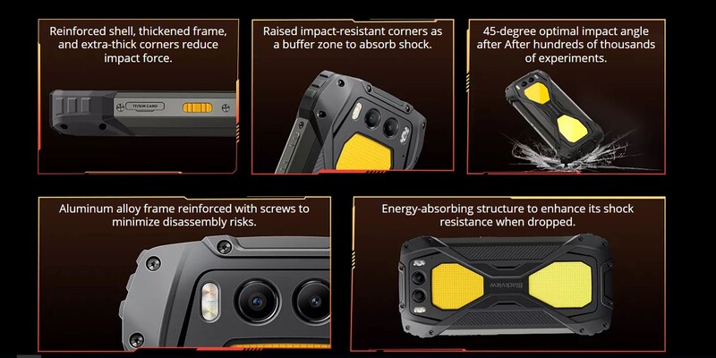 Смартфон Blackview BV7300 6/256GB Yellow (6931548319023)