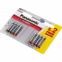 Батарейка Panasonic Everyday Power AAA/LR03 BL 8 (6+2)шт