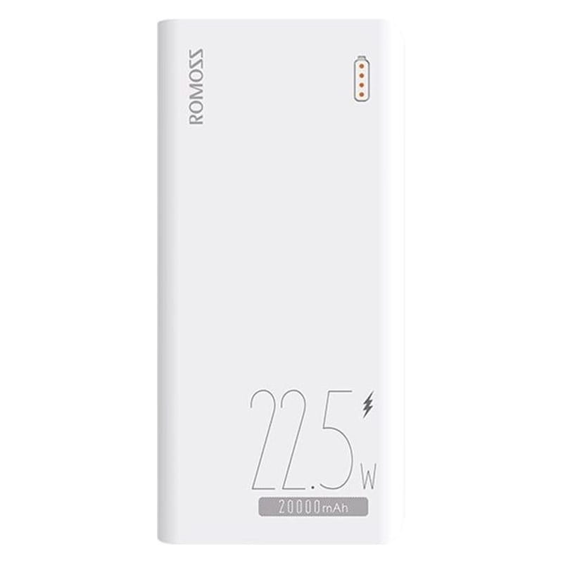 Універсальна мобільна батарея Romoss Sense6F 20000mAh 22.5W White (PPH80-611-1121H)