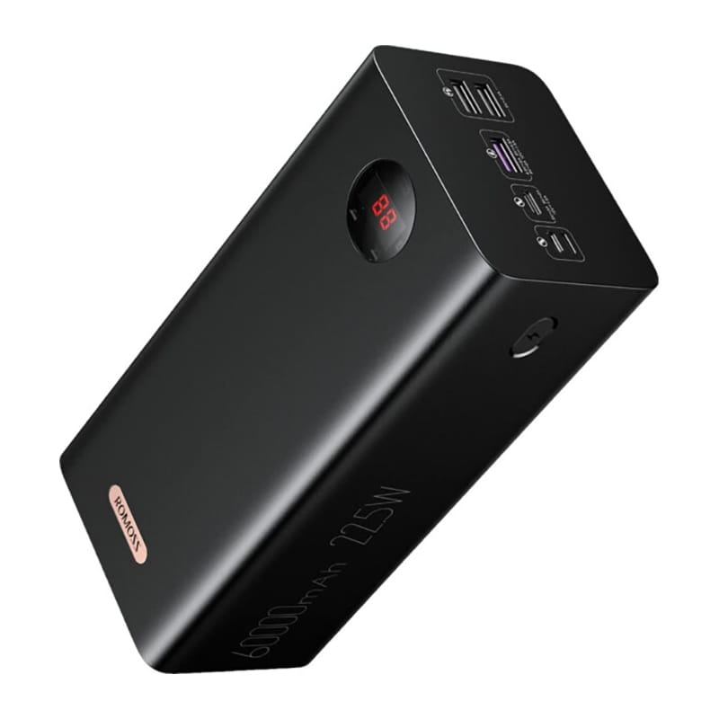 Універсальна мобільна батарея Romoss PEA60 60000mAh 22.5W Black (PEA60-152-2A42)