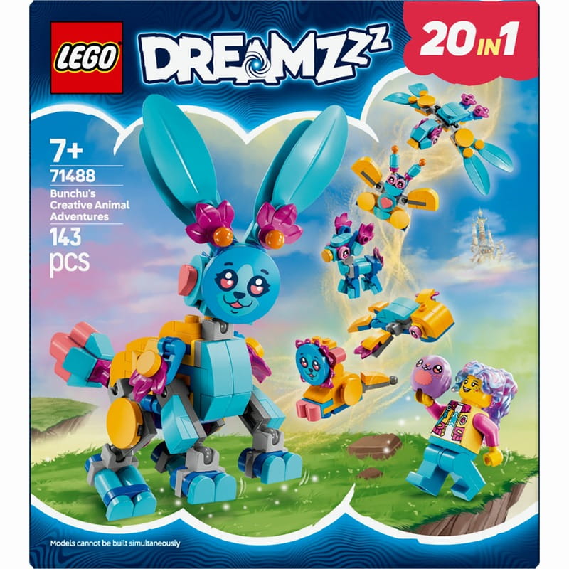 Конструктор LEGO DREAMZzz Творческие животные приключения Бунчу (71488)