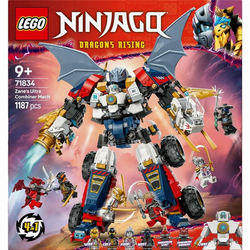 Конструктор LEGO Ninjago Ультраоб`єднувальний робот Зейна (71834)