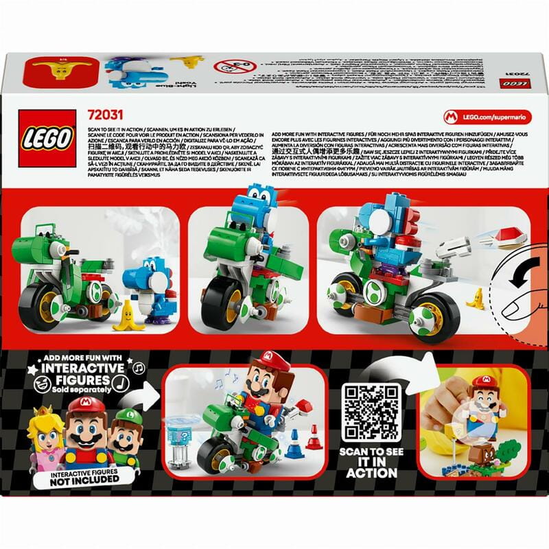 Конструктор LEGO Super Mario: Mario Kart – Yoshi Bike (72031)