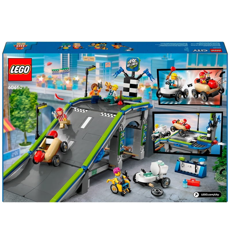 Конструктор LEGO City Жодних обмежень: Автодром для гоночних автомобілів (60460)