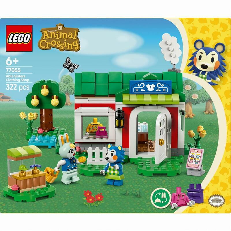 Конструктор LEGO Animal Crossing Крамниця одягу, що належить Able Sisters (77055)