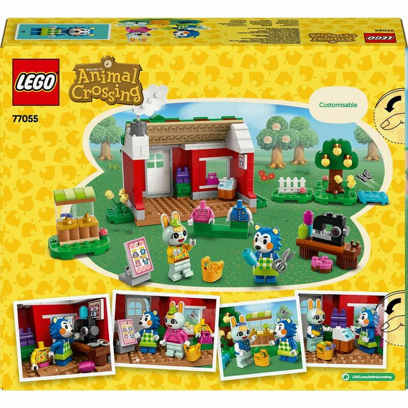 Конструктор LEGO Animal Crossing Крамниця одягу, що належить Able Sisters (77055)