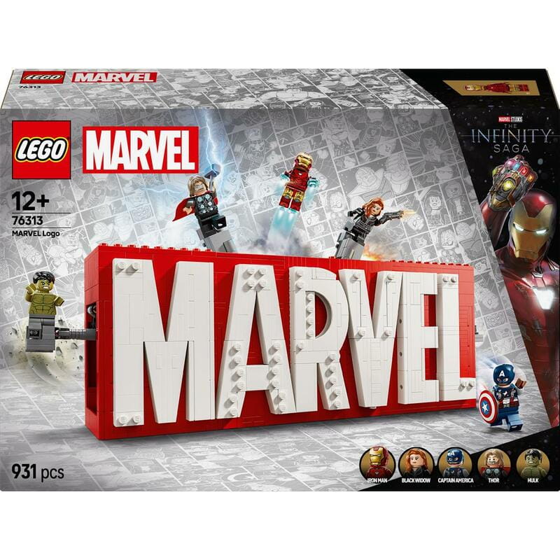 Конструктор LEGO Super Heroes Логотип и минифигурки Marvel (76313)