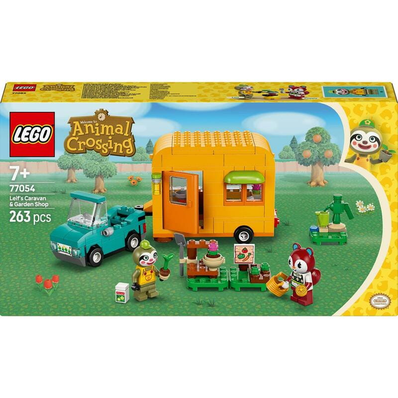 Конструктор LEGO Animal Crossing Садовая лавка и караван, принадлежащие Leif (77054)