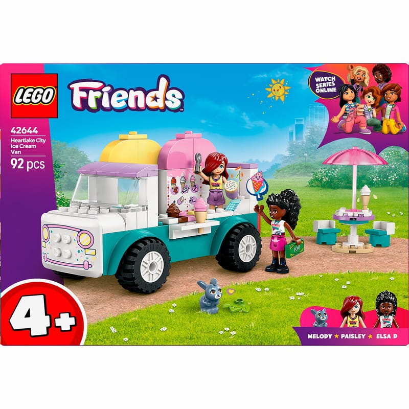 Конструктор LEGO Friends Хартлейк-Сіті. Фургон з морозивом (42644)