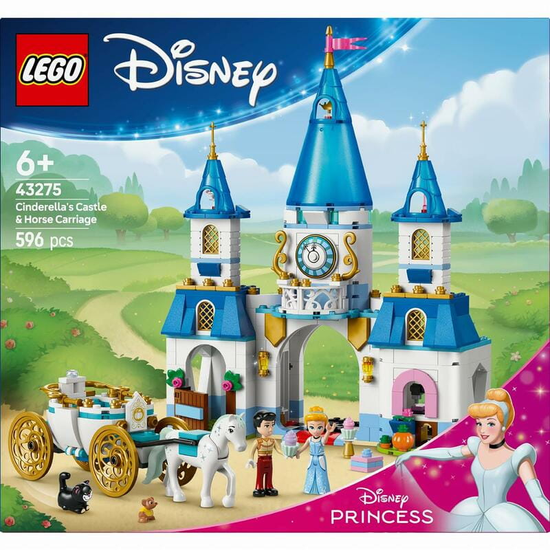 Конструктор LEGO Disney Princess Замок Золушки и карета (43275)