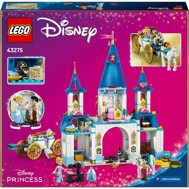 Конструктор LEGO Disney Princess Замок Попелюшки та карета (43275)