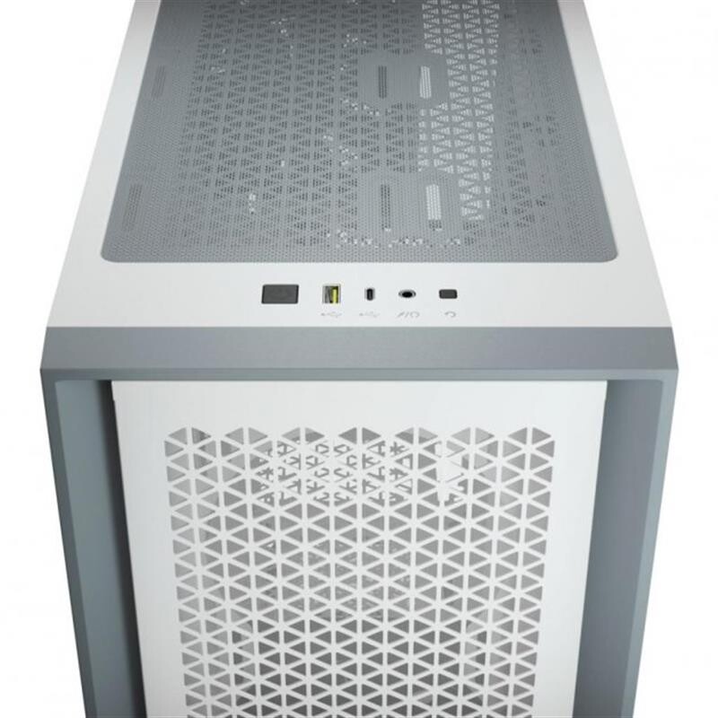 Корпус Corsair 4000D Airflow Tempered Glass White (CC-9011201-WW) без БП