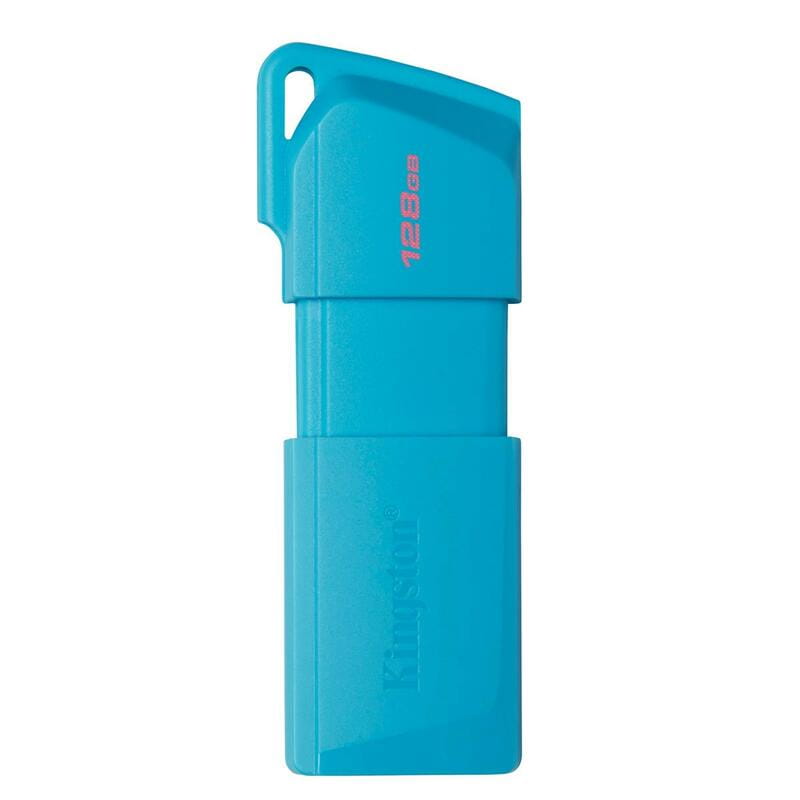 Флеш-накопичувач USB3.2 128GB Kingston DataTraveler Exodia M Aqua Blue (KC-U2L128-7LB)