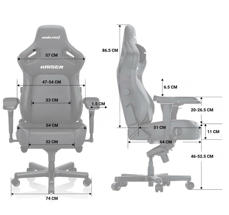 Крісло для геймерів Anda Seat Kaiser 4 Size XL Violet (AD12YDDC-XLL-20-V-PV/C)