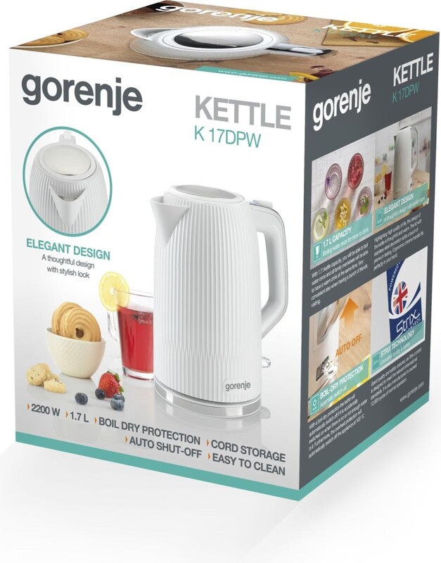 Електрочайник Gorenje K17DPW