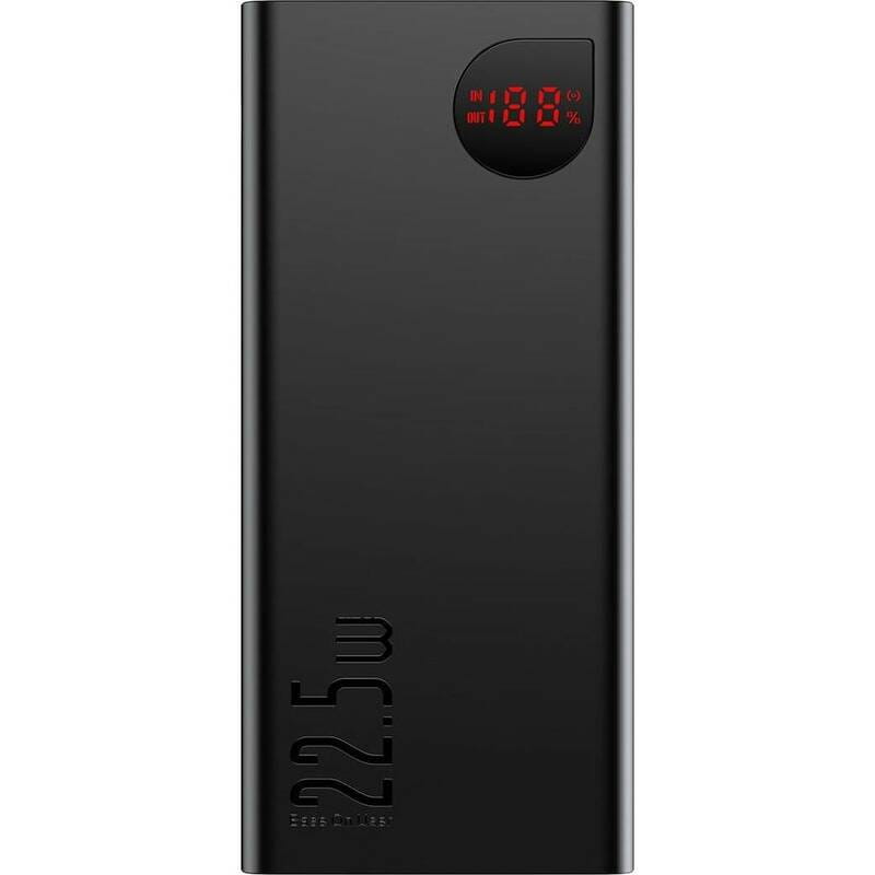 Универсальная мобильная батарея Baseus Adaman 10000mAh 22.5W Black (PPAD070001)