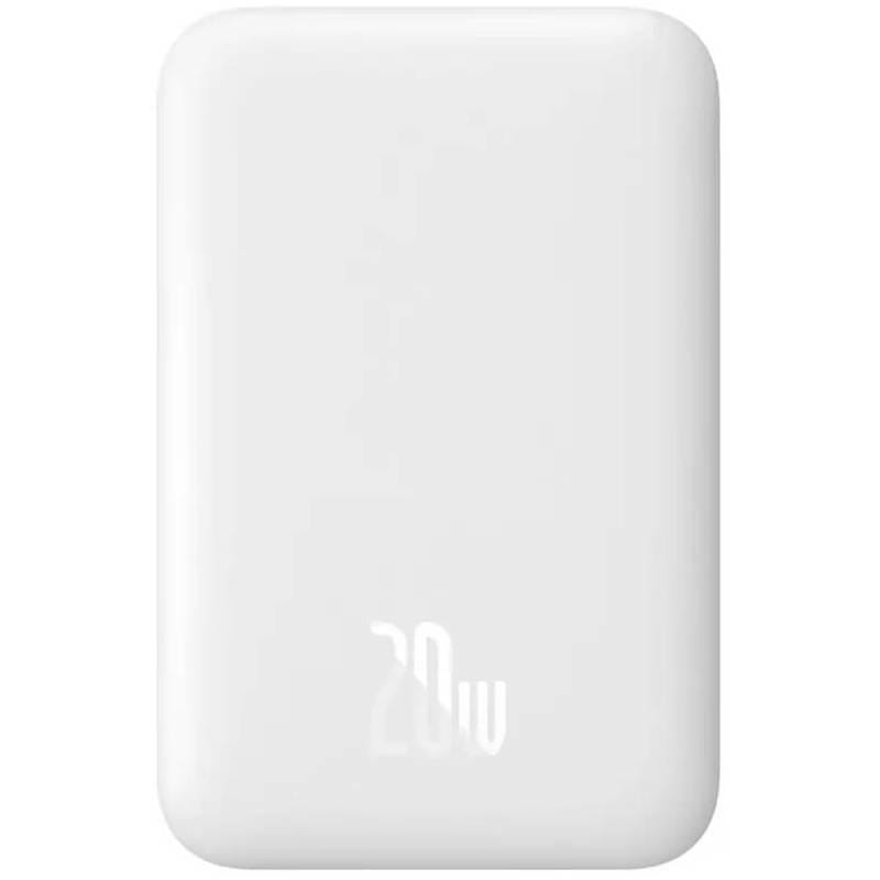 Універсальна мобільна батарея Baseus Magnetic Mini 6000mAh 20W White (P10059002223-00)