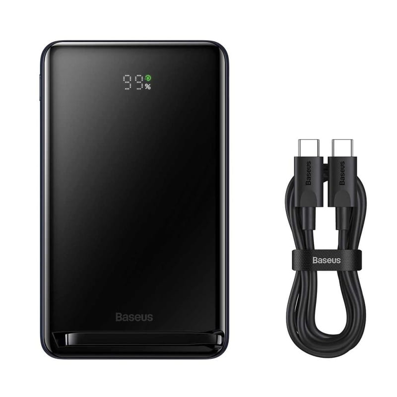 Универсальная мобильная батарея Baseus Magnetic Bracket 10000mAh 20W Black (PPCX000003)
